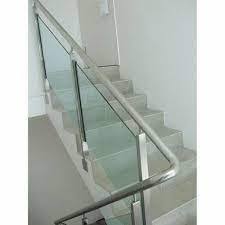 Stairs Stainless Steel Glass Railing At
