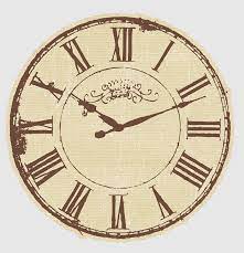 Shabby Chic Clock Face