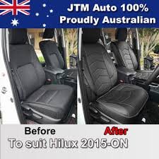 Black Pu Leather Waterproof Seat Covers