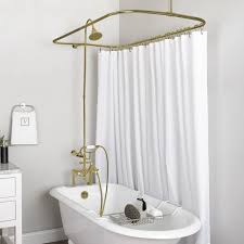 Rim Mount Faucet Clawfoot Tub Shower