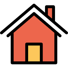 House Kiranshastry Lineal Color Orange Icon