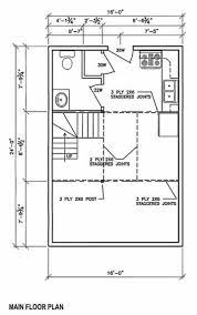 16x24 Floor Plan Cabin Floor Plans