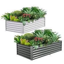 Outdoor Bottomless Planter Boxes