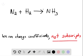 Solved In Balancing A Chemical Equation