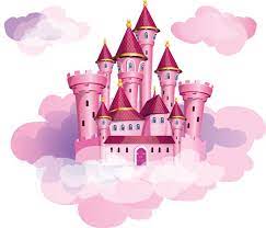 Princess Castle In The Clouds Wall