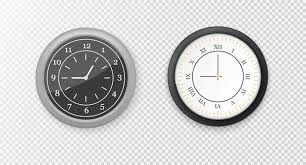White And Black Wall Office Clock Icon