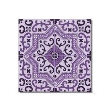 Decorative Purple Ceramic Tile Moroccan