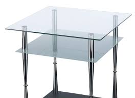 Presto Square Glass Coffee Table Cafe