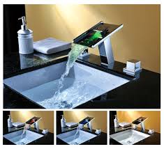 Led Bathroom Vessel Sink Faucet