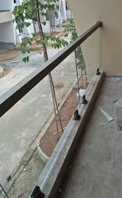 Balcony Aluminium Glass Railing Bracket