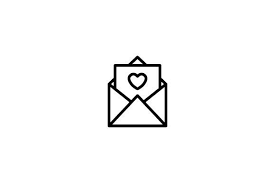 Love Letter Icon Svg Cut File By