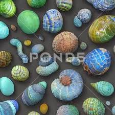 3d Fibonacci Stone Pattern Wallpaper
