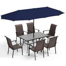 Umbrella Included Patio Dining Sets