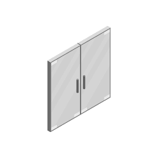 Office Door Icon In Isometric 3d