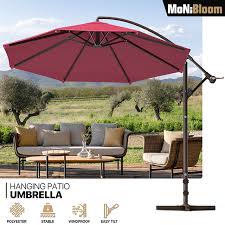 Red 8 5 Ft Patio Offset Hanging