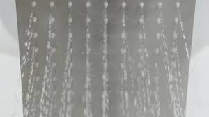 Shower Of Running Water And Hot Steam