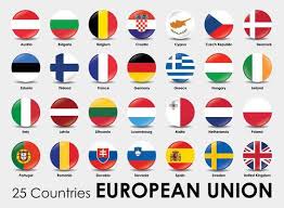 European Flags Vector Art Icons And