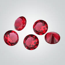 Buy Red Glass Gemstones High