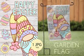 Happy Easter Garden Flag Sublimation