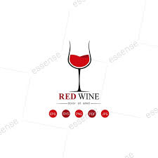 Wine Logo With Wine Glass Icon And