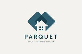 Parquet House Logo Icon Vector Design