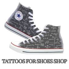 Mathematics Converse High Top Shoes