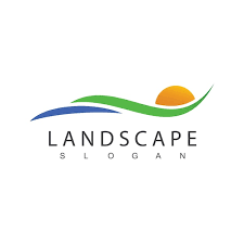 Landscape Logo Design Template Suitable