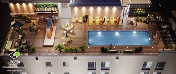 Hotel Rooftop Pools Design