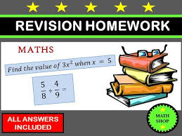 Maths Revision Homework Teaching