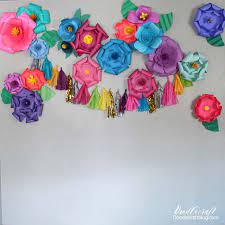 Diy Paper Flower Wall Backdrop