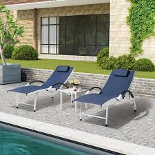 Aluminum Outdoor Lounge Chair