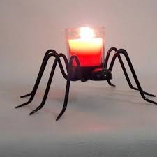Iron Spider Shape Candle Holder For