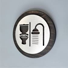 Shower Symbols Bathroom Signs