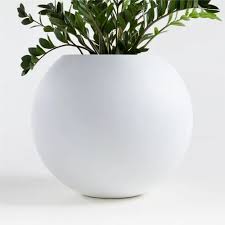 Grey Egg Oval Shape Fiberglass Garden