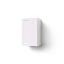 White Shaker Single Door Wall Cabinet