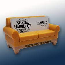 Couch Business Card Holder Personalize