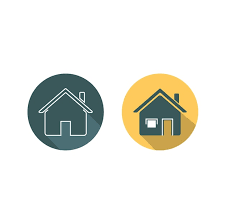 House Icon Vector Trendy Flat Design