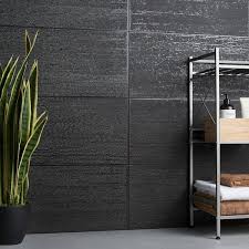 Ivy Hill Tile Leather Black 11 81 In X 23 62 In Textured Porcelain Floor And Wall Tile 11 62 Sq Ft Case