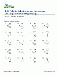 Free Math Worksheets Printable