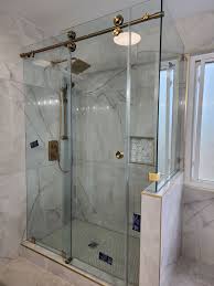 Barn Door Style Sliding Shower Doors