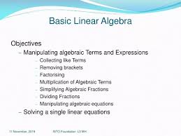 Ppt Basic Linear Algebra Powerpoint