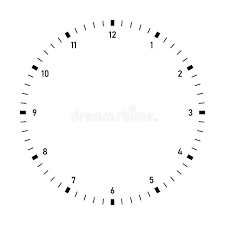 Clock Dial Vector Precise And Simple