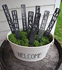 Metal Garden Markers Plant Stakes