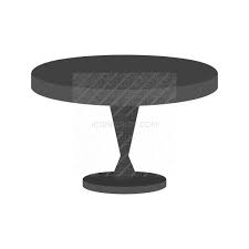 Small Table Greyscale Icon Iconbunny