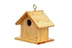 Wooden Bird Nest Box Bird House At