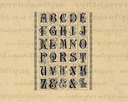 Digital Embellished Alphabet Graphic