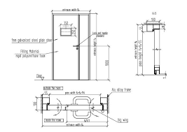 Manual Swing Door One And Half Open 1