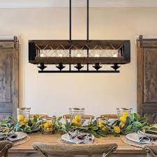 Lnc Modern Farmhouse Chandelier 32 In