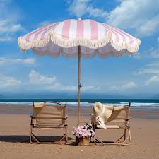 Beech Wood Outdoor Beach Umbrella