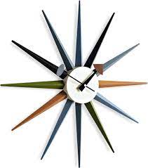 Starburst Style Clock Multi Color